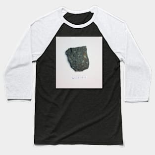 Flat Fossil Rock Sample Detrick 027 Baseball T-Shirt